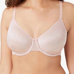 Wacoal 855303 Back Appeal Underwire Back Smoothing Bra Rose Dist NWOT Size 38D